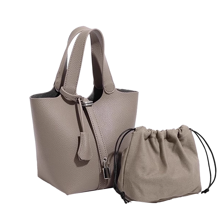 RENCO Metal Lock Bucket Bag