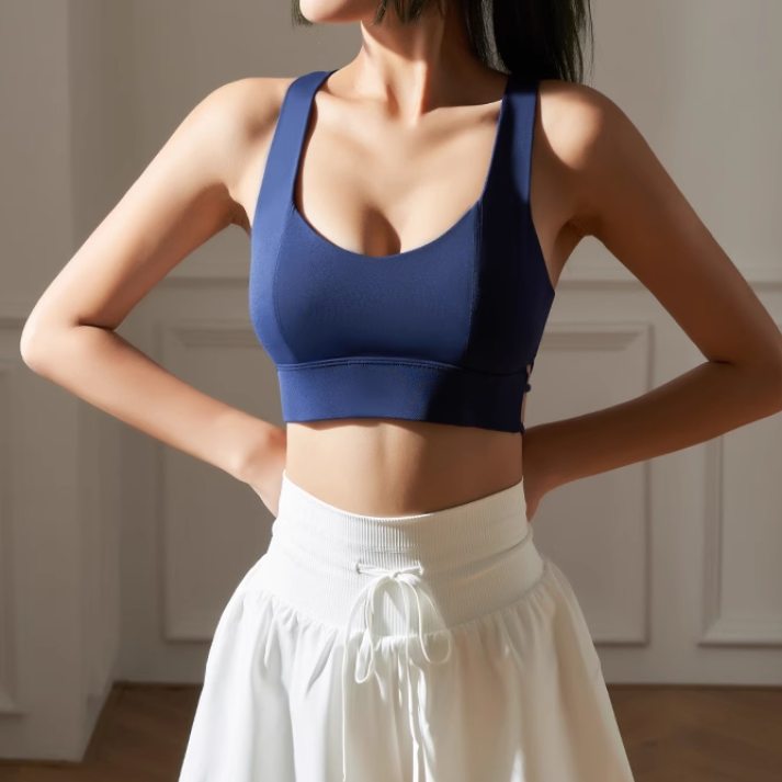 RETON Yoga Pilates Cut Out Fitted Sports Bra