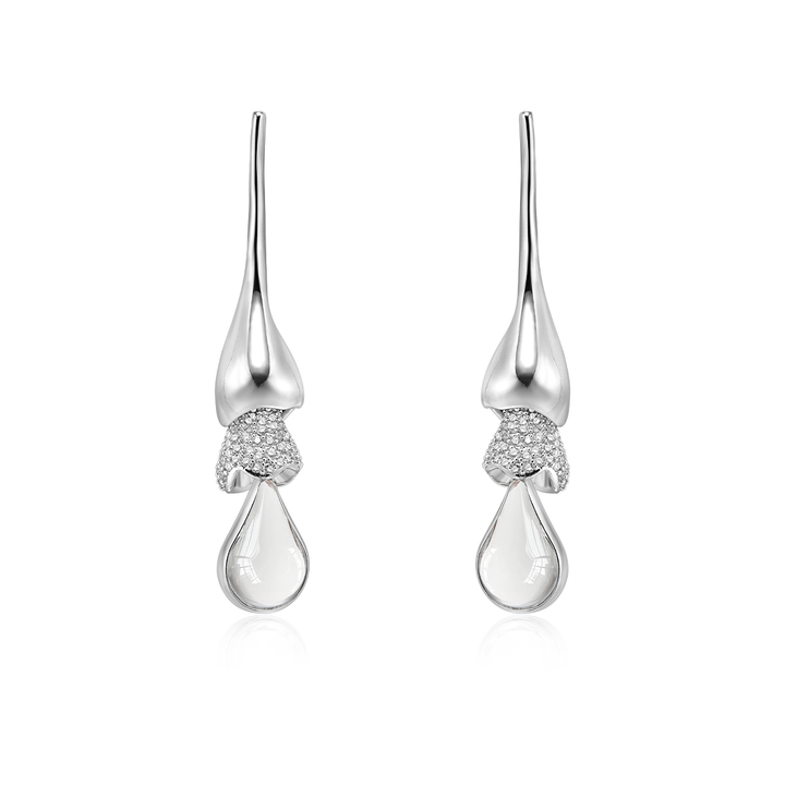 RINAU Diamante Long Earrings - Pair