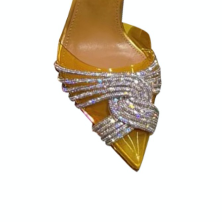 RIUCA Diamante PVC Mid Heel Sandals