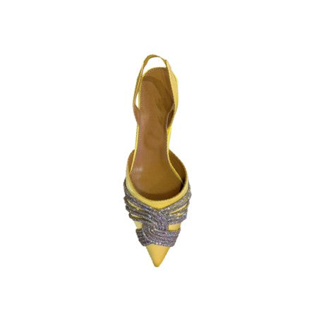 RIUCA Diamante Satin Mid Heel Sandals