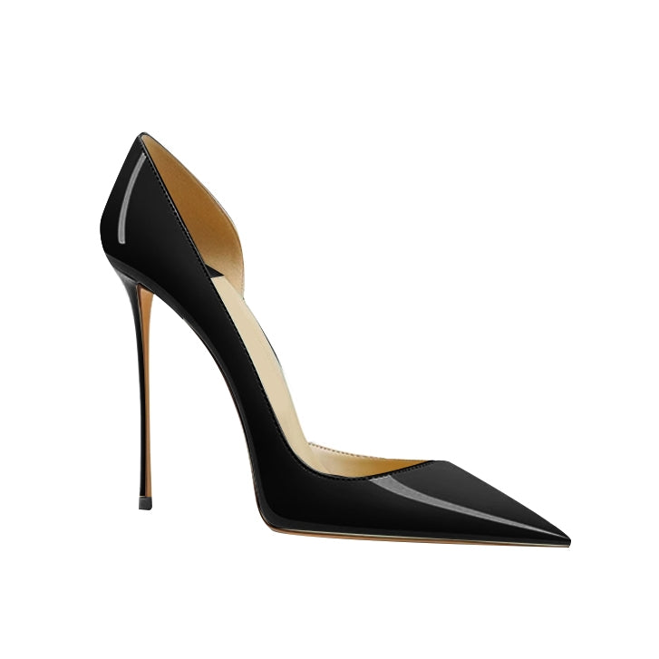 RISHA Patent Leather High Heel Pumps - 10cm