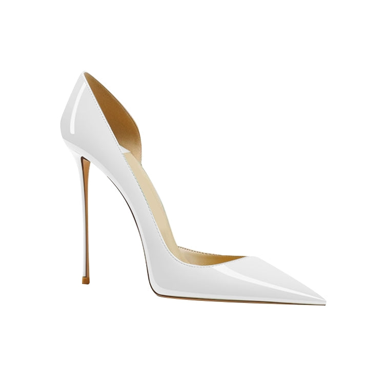 RISHA Patent Leather High Heel Pumps - 10cm