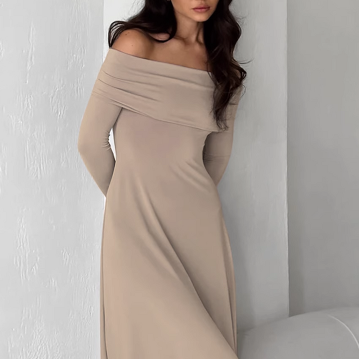 ROTGA Off-Shoulder Maxi Dress