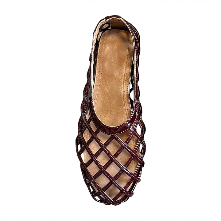 ROVNA Cut Out Flat Shoes