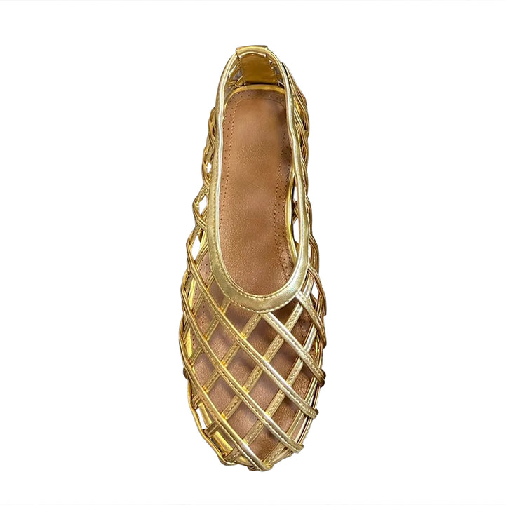 ROVNA Cut Out Flat Shoes