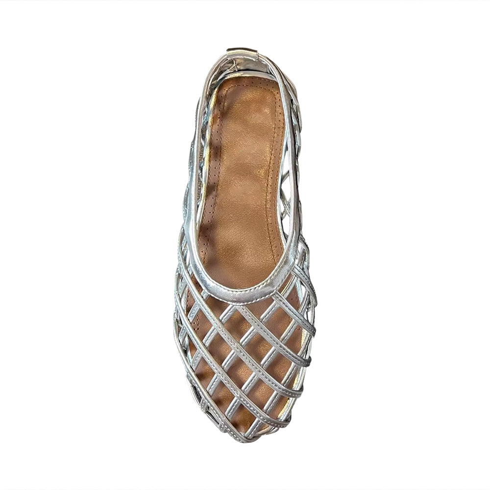 ROVNA Cut Out Flat Shoes