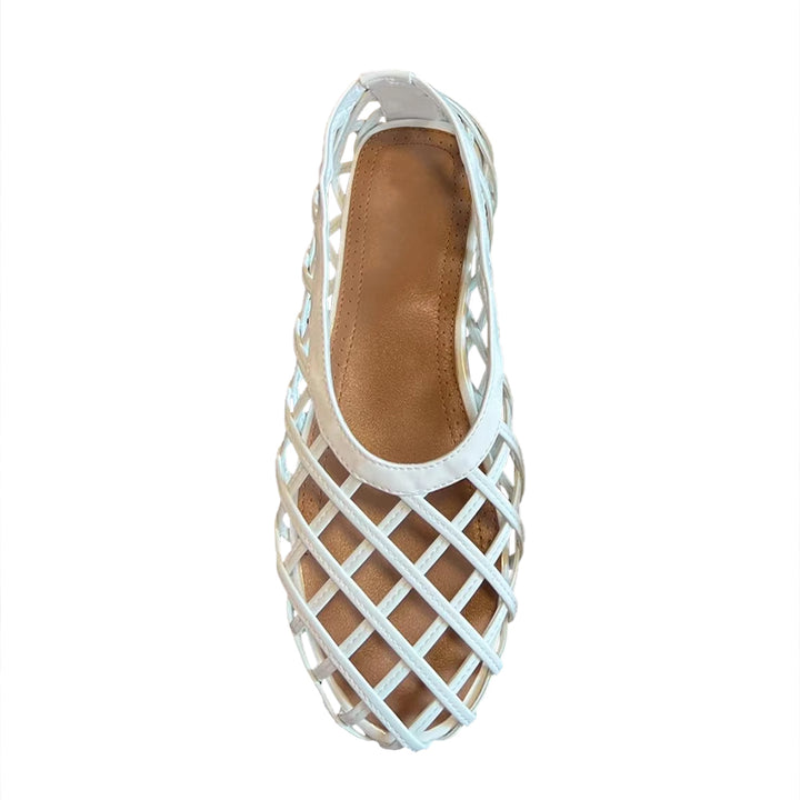 ROVNA Cut Out Flat Shoes