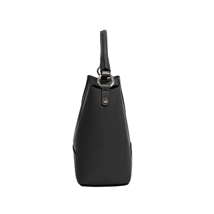 ROVSI Leather Bucket Bag