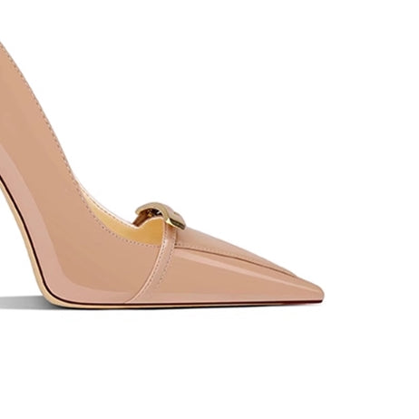 ROVUA Metal Embellished Mid Heel Pumps - 6cm
