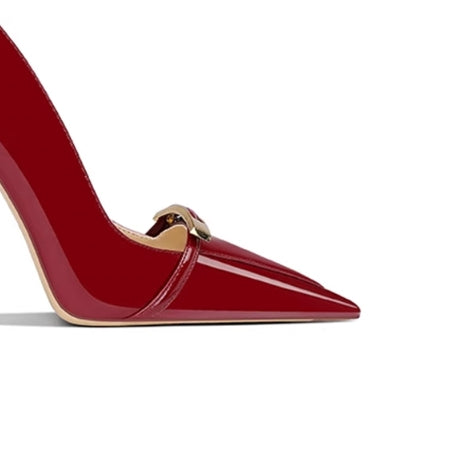 ROVUA Metal Embellished High Heel Pumps - 10cm