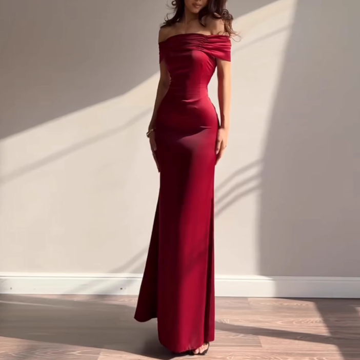 RUACO Off-Shoulder Evening Dress Gown