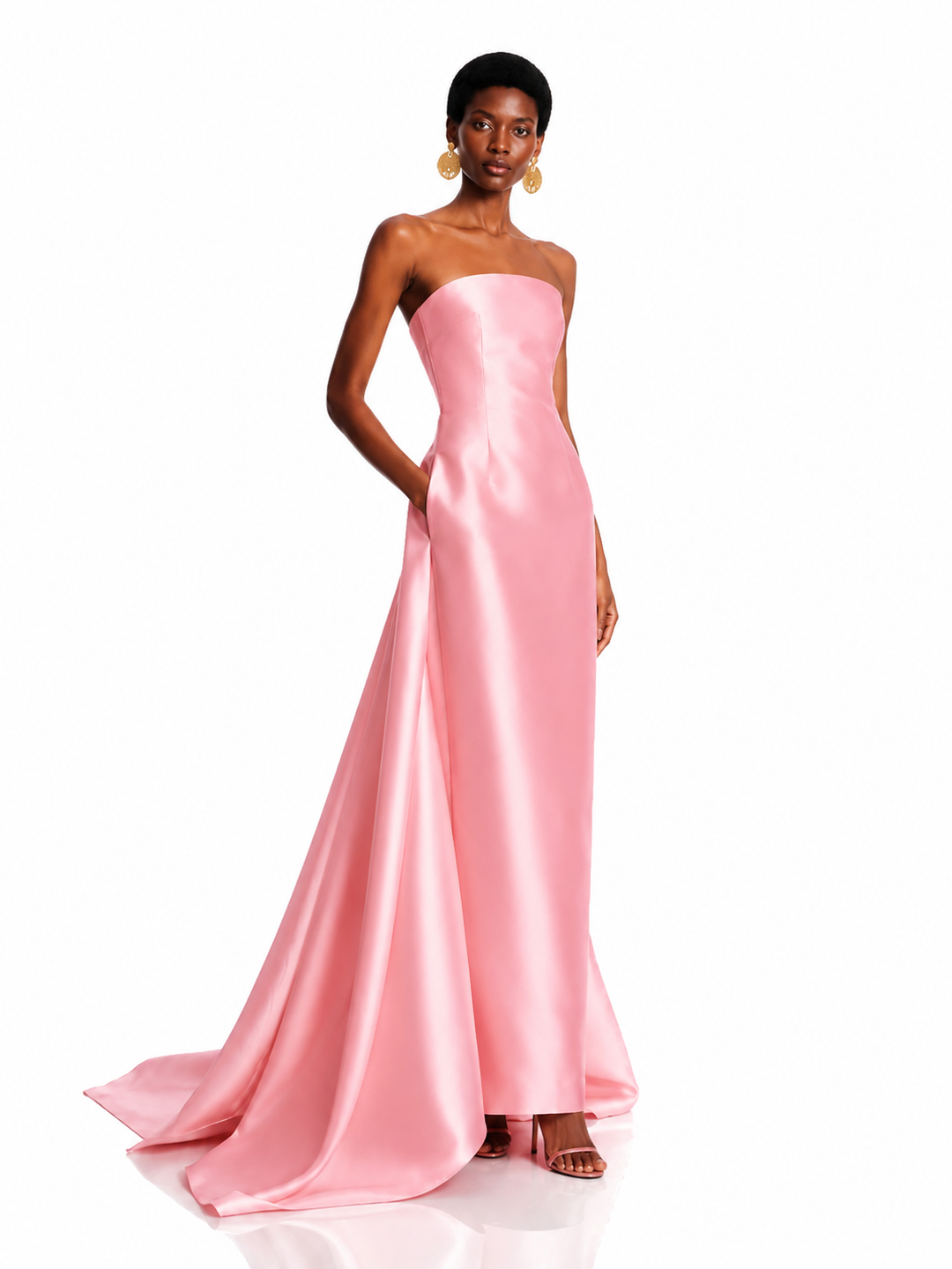 RUCIY Tube Maxi Evening Dress Gown