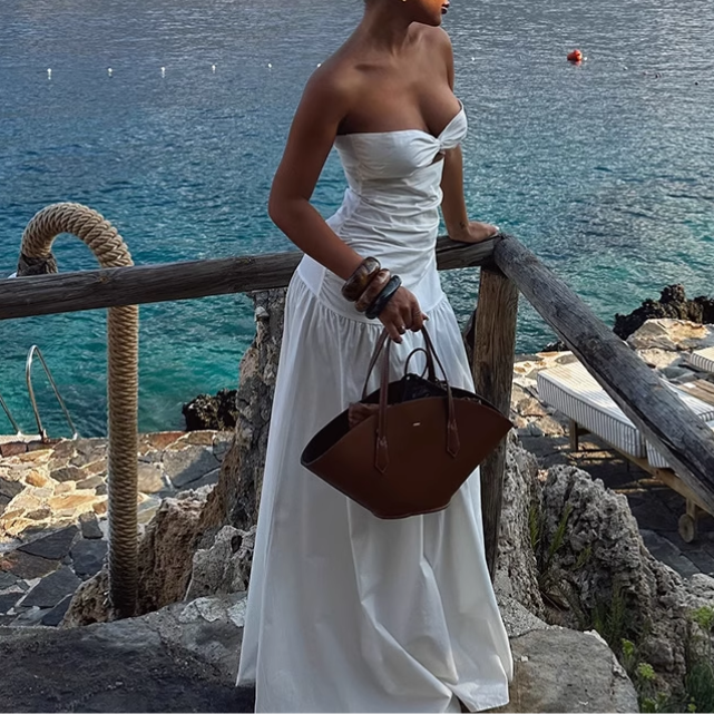 RUCLE Cut Out Maxi Dress