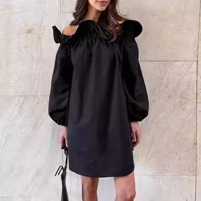 RUFAI Off-Shoulder Mini Dress