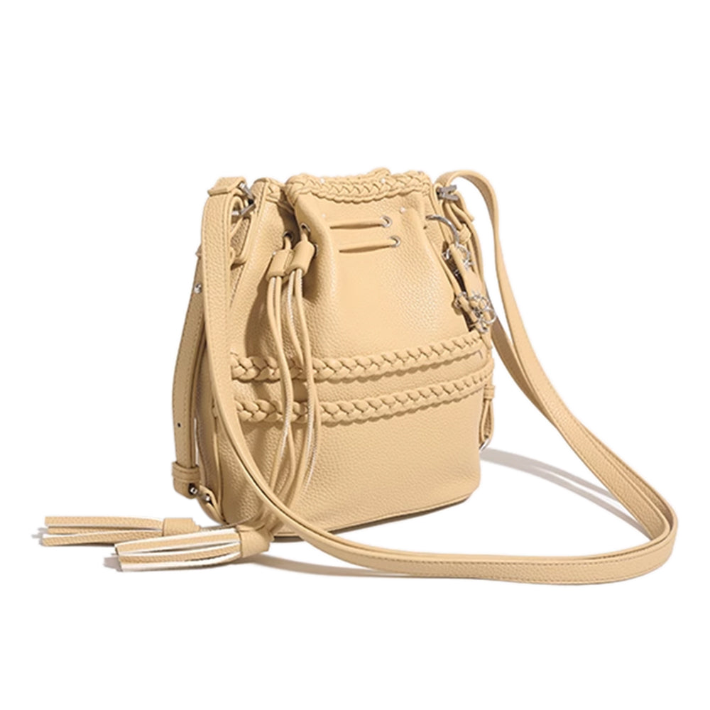 RUNCO Leather Buckled Bag