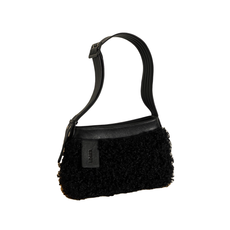 RUTBI Fur Cross Body Bag