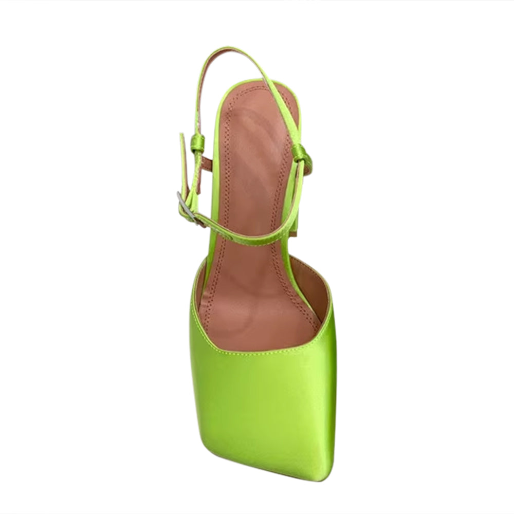 RUVCI Ankle Strap Block Heel Sandals