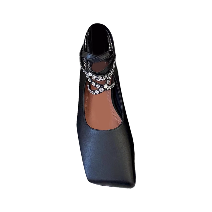 RVOTE Lace Up Ballet Shoes
