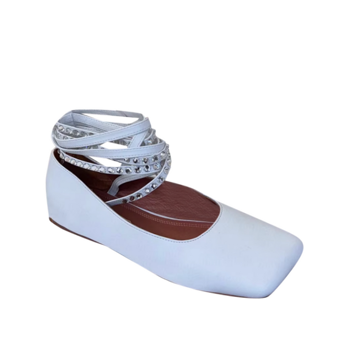 RVOTE Lace Up Ballet Shoes