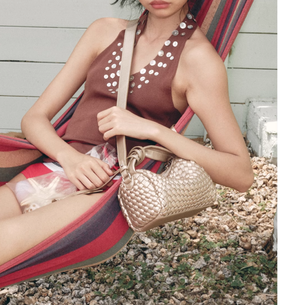 SACOJ Braided Cross Body Bag
