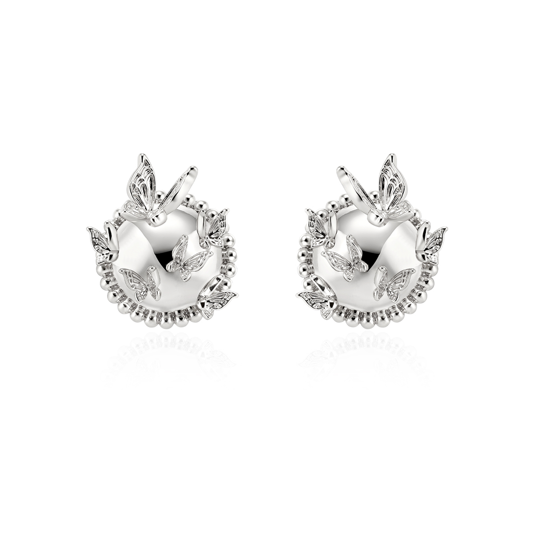 SADNA Butterfly Ear Studs Earrings - Pair