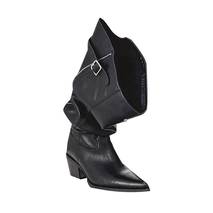 SAFTE Buckled Slouch Boots