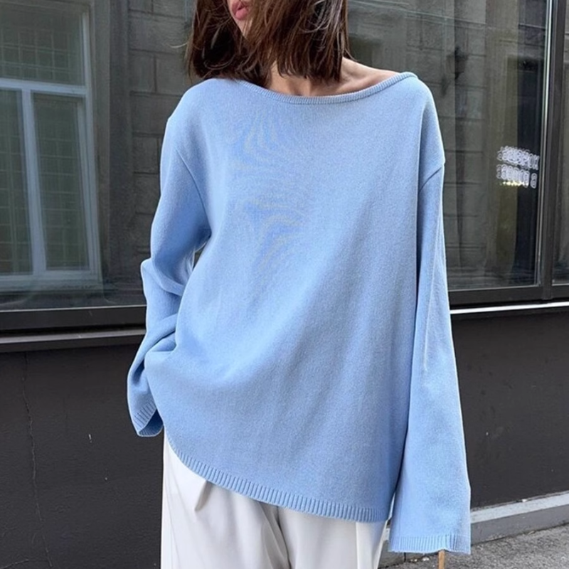 SCOCI Backless Knitwear Sweater