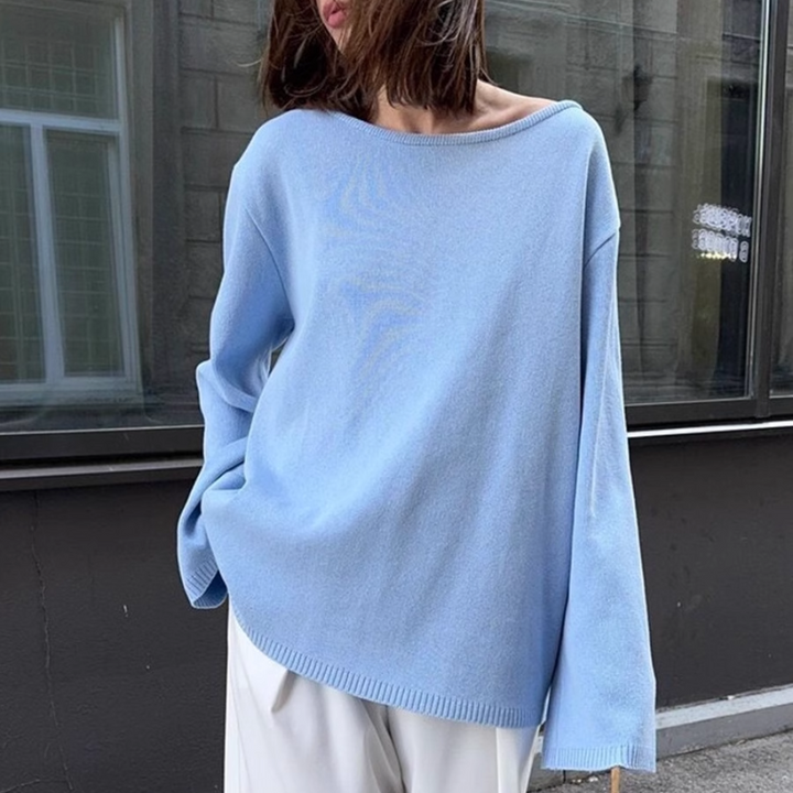 SCOCI Backless Knitwear Sweater