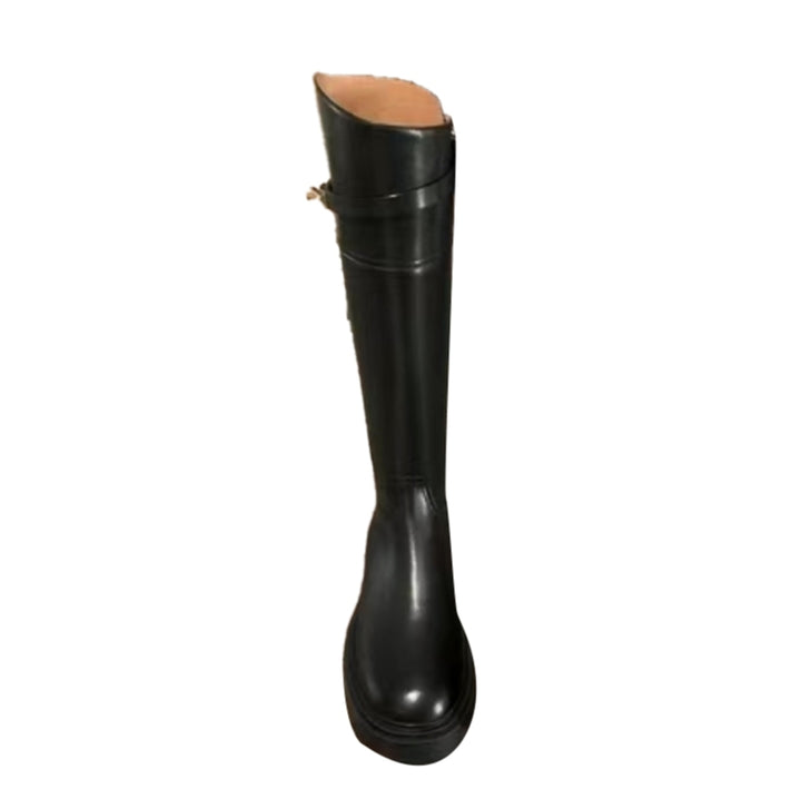 SEFTA Metal Embellished Knee High Boots