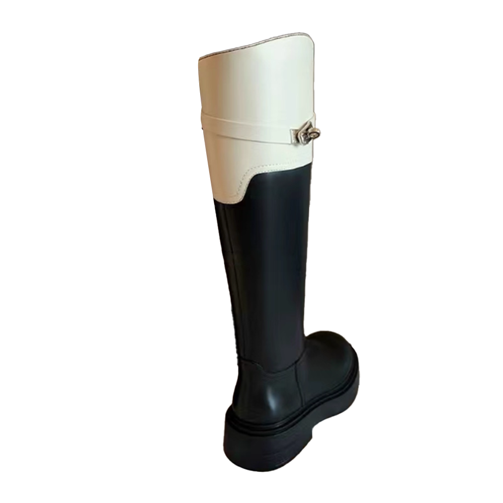 SEFTA Metal Embellished Knee High Boots
