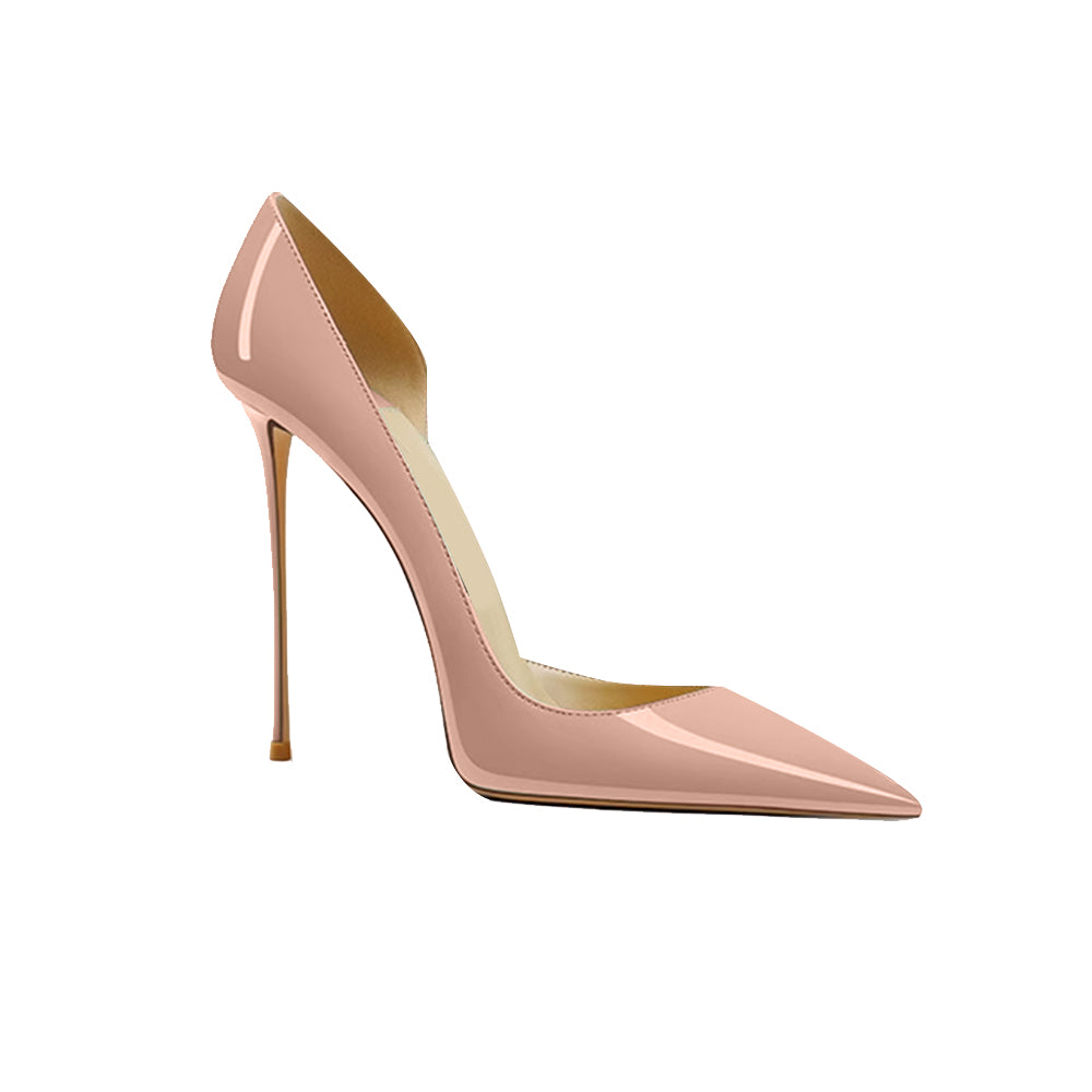 SELIO Patent Leather High Heel Pumps - 10cm