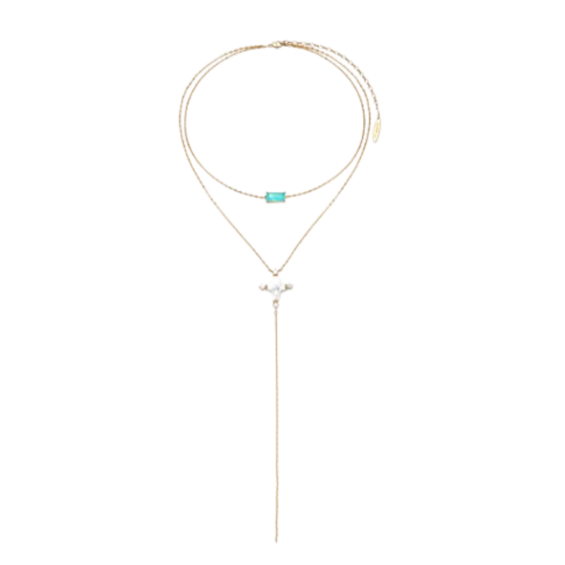 SEMUY Double Layers Necklace