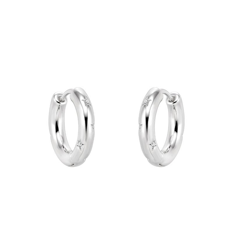 SENVI Diamante Ring Earrings - Pair