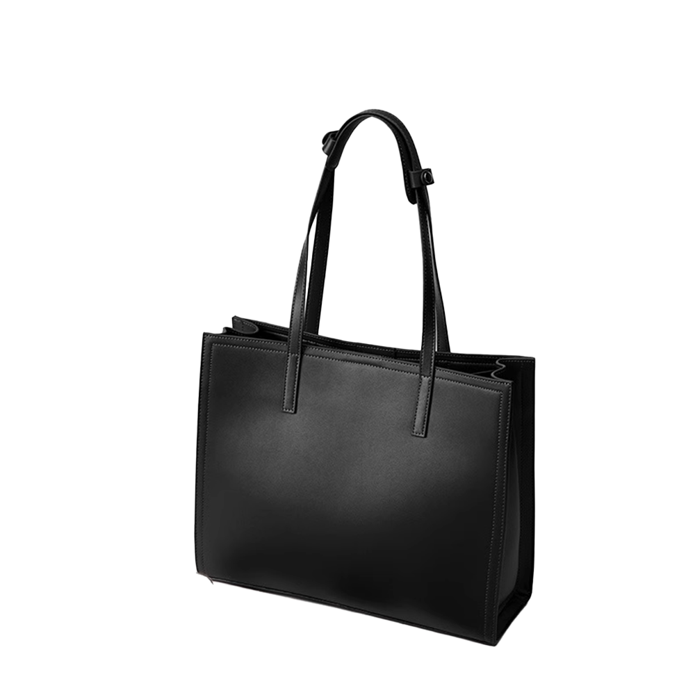 SERTO Leather Oversized Tote Bag