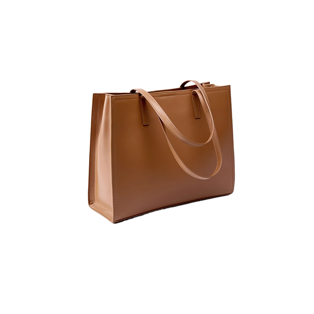 SERTO Leather Oversized Tote Bag