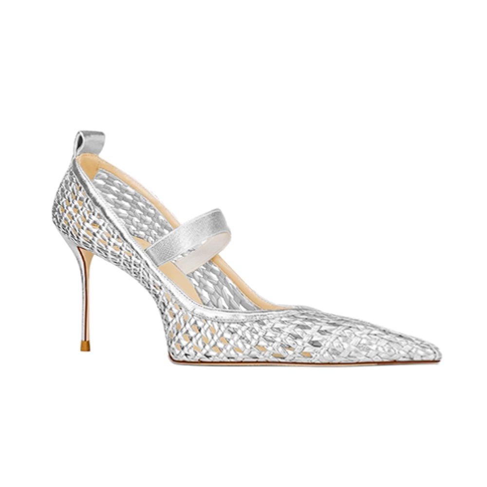 SERVV Braided Mid Heel Pumps - 6cm