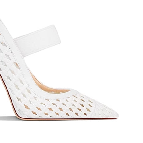 SERVV Braided Mid Heel Pumps - 8cm