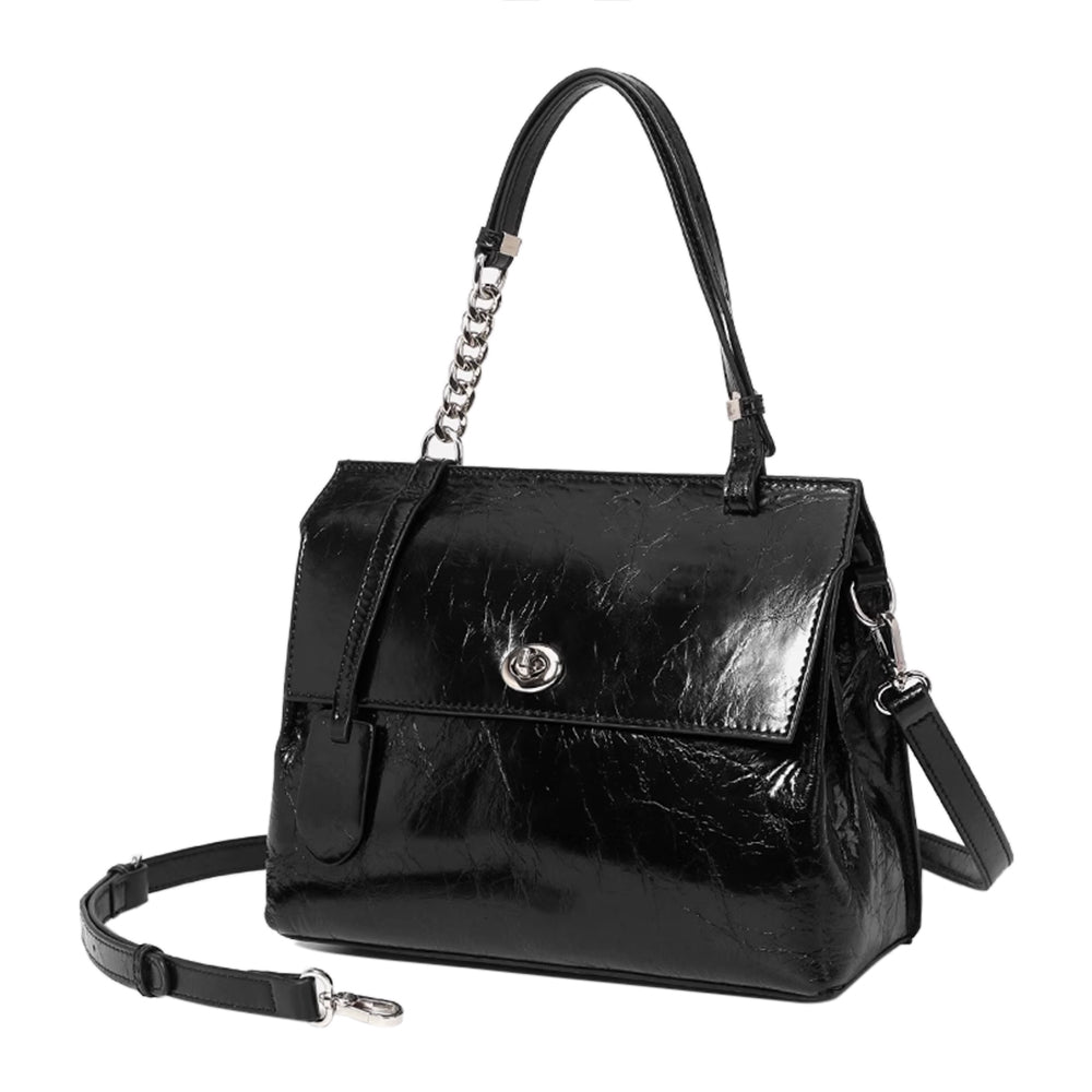 SETUI Metal Lock Tote Bag
