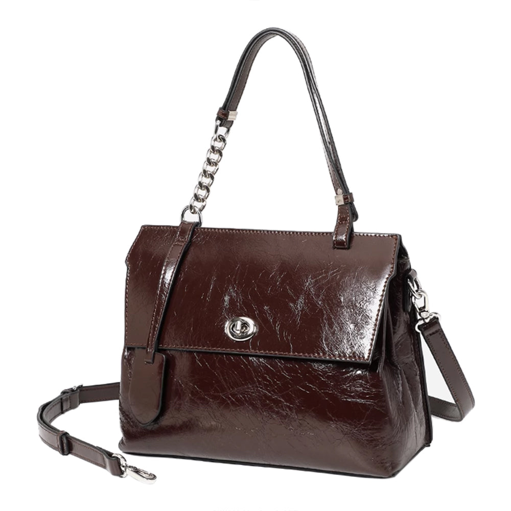 SETUI Metal Lock Tote Bag