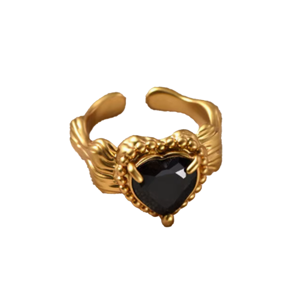 SEVKO Heart Opening Ring