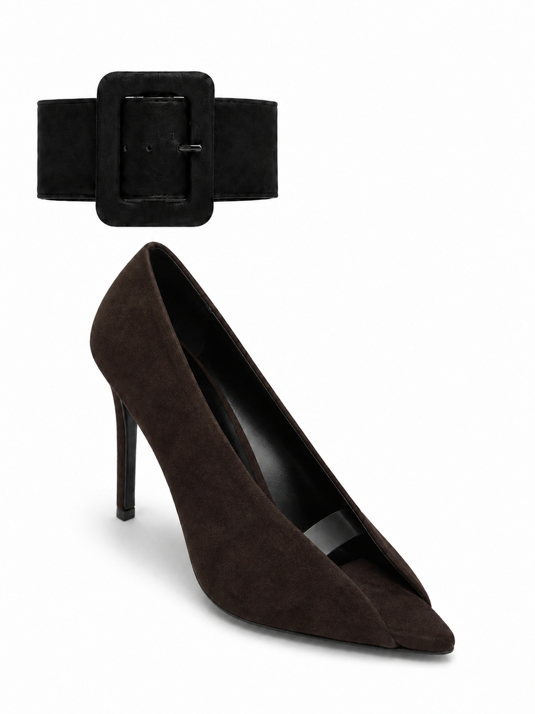 SEVTB OPEN VAMP FLOATING BUCKLE PUMPS
