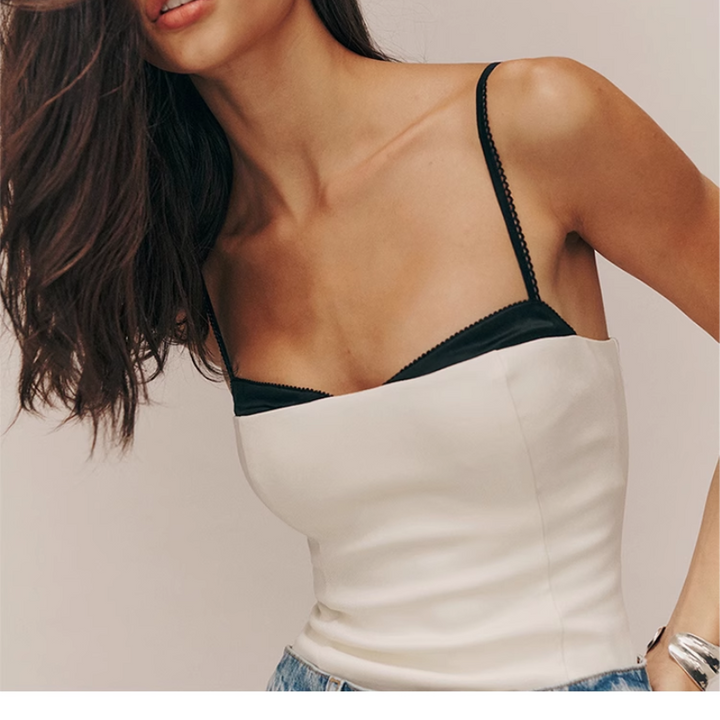 SOCEI Bi-Color Cami Top