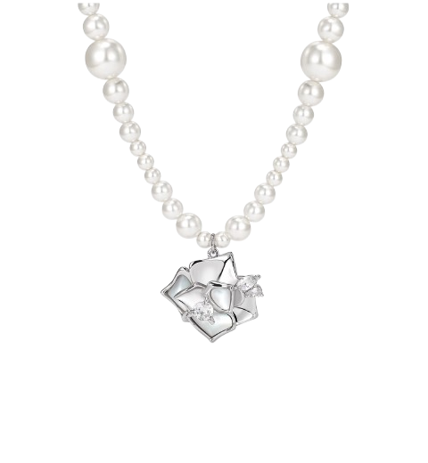 SOCTV Pearl Flower Necklace
