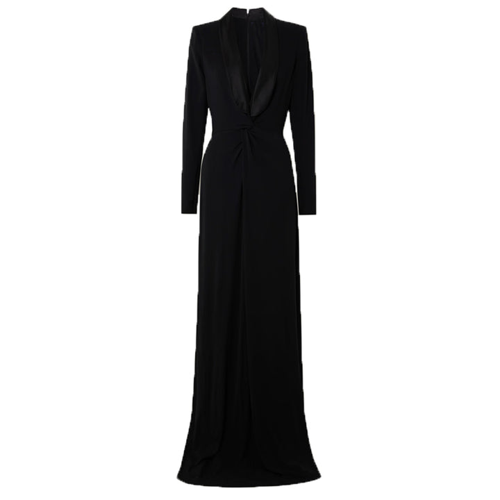 SOVET Deep V Evening Dress Gown