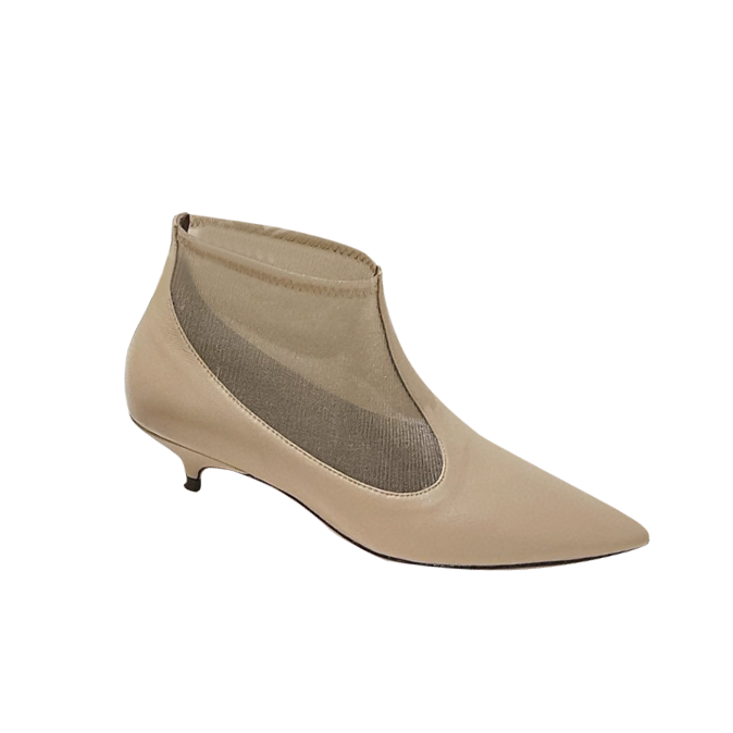 SULNA Kitten Heel Ankle Boots