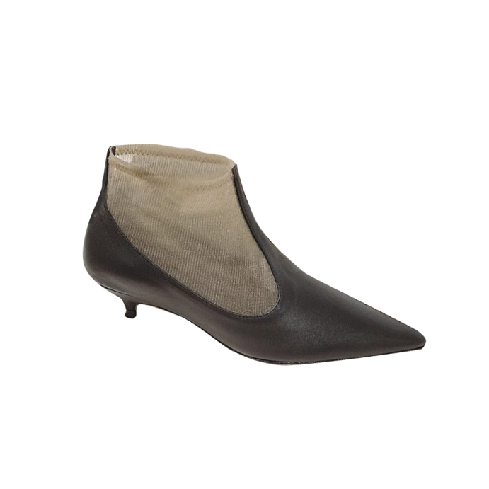 SULNA Kitten Heel Ankle Boots