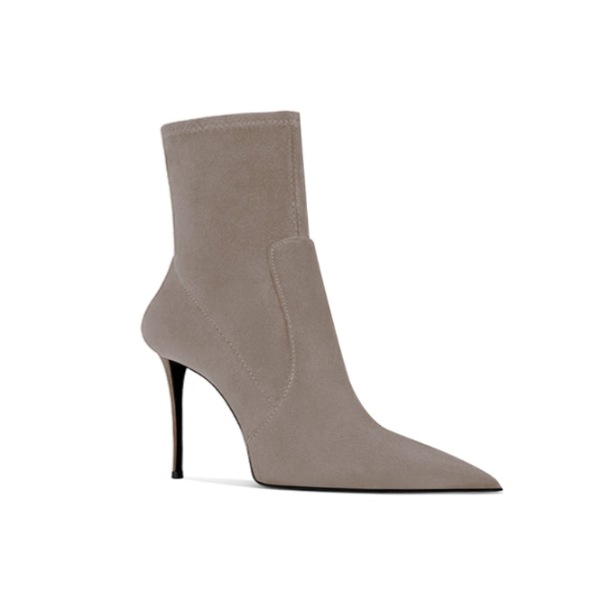 SUMCI Stiletto Heel Ankle Boots - 6cm