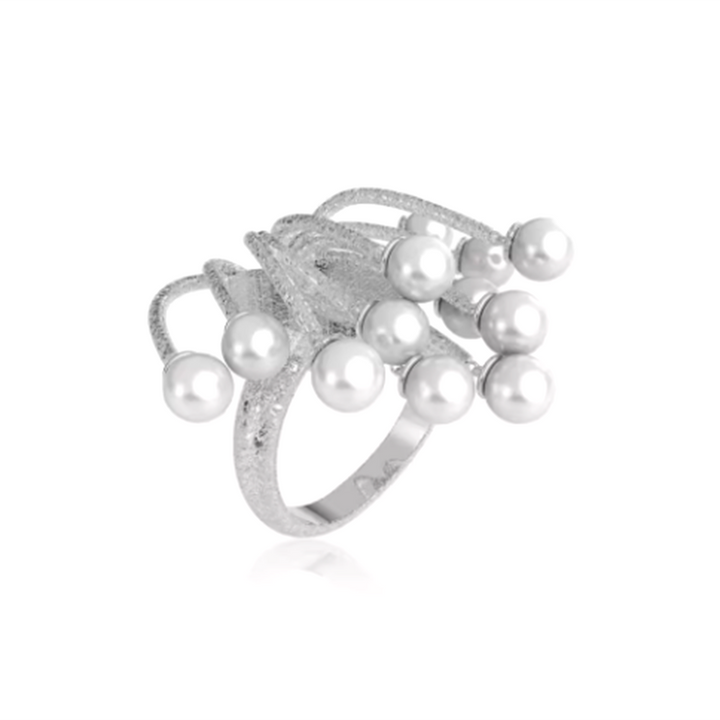 SUNEI Pearl Fringed Ring