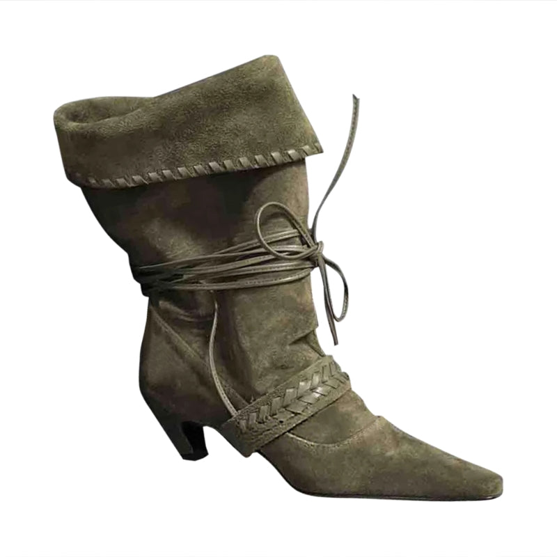 SVUTO Suede Ankle Boots